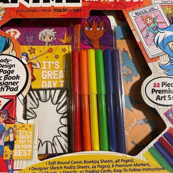 Anime Artist Set - Color & Design Comic Bk  Set - Horizon Group - New - Picture 3 of 5